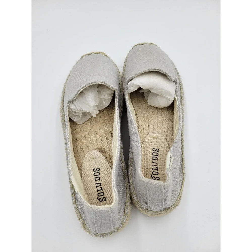SOLUDOS NEW The Seville Smoking Slipper‎ Coche Gray- Size 8